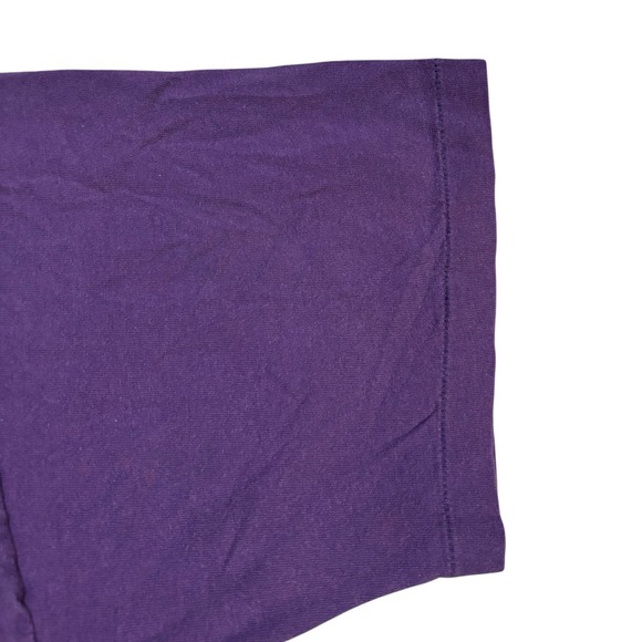 Jerzees Graphic‎ Tee Ready For Takeoff Purple One Size Military 90s Vtg USA - Picture 7 of 11